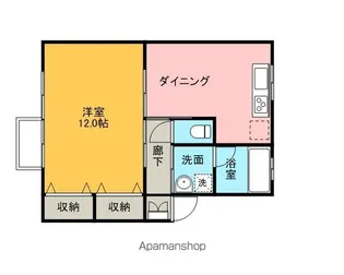 メゾン美来【103号室】の間取り