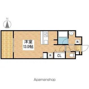 プレミアムコート大須【3階】の間取り