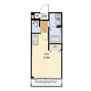 シャルマン武田【4階】の間取り