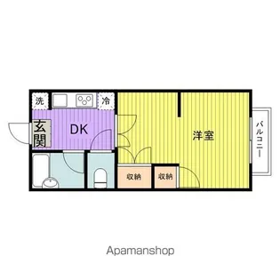 きららハイツ【2階】の間取り
