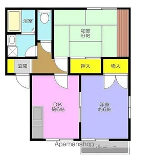 メゾン樹【1階】の間取り