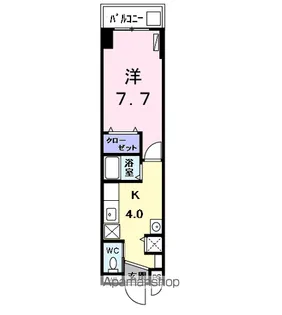 グランツ丸の内【3階】の間取り