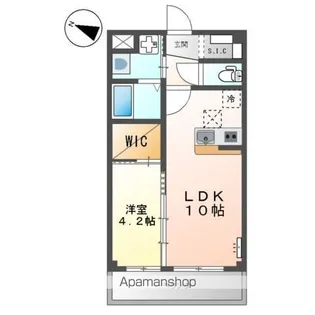 ラ・ポール【1階】の間取り