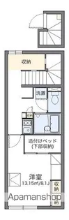 レオパレスステラクレスト【202号室】の間取り