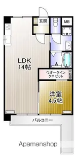 神奈川県横浜市青葉区新石川1丁目【マンション】の間取り