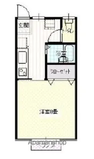 YBコーポラス【A108号室】の間取り