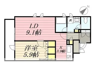 プロヴェールレジデンス【2階】の間取り