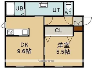 LIBRE(リブレ)【201号室】の間取り