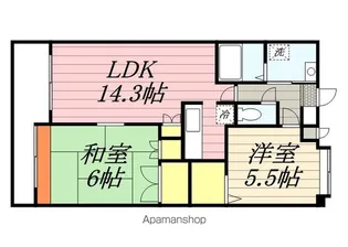 緑彩館【305号室】の間取り