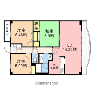 プレステージ青山【2階】の間取り