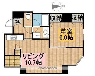 グランドコンシェルジュ錦糸町アジールコート【2階】の間取り
