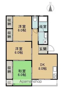 メゾン新美【103号室】の間取り
