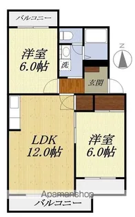 パルクレール【1階】の間取り