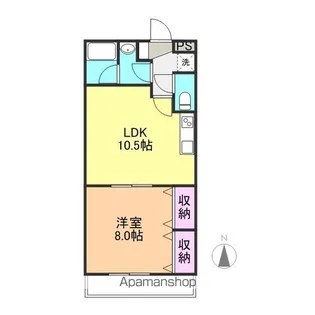 ヴィブレエクセレンス【1階】の間取り