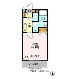 ルミエール・フレア【1階】の間取り