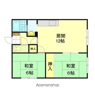 第二オリラハイツ【105号室】の間取り