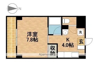 アベニュー山下【4階】の間取り