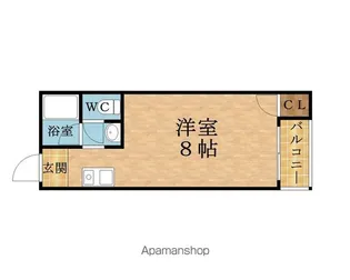 レーヴ千林【2階】の間取り