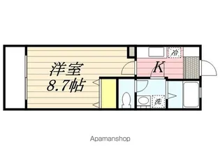 リブレアリバーサイド姪浜B棟【1階】の間取り