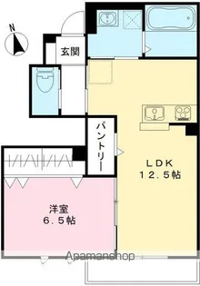 ソレイユ・ル・バン清水【101号室号室】の間取り