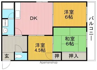 豊中ガーデンズ【3階】の間取り