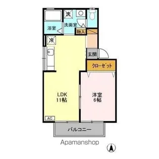 ビューテラスおゆみ野【1階】の間取り