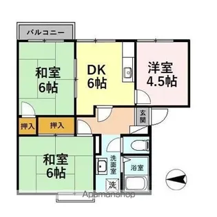 フレグランス パヒューム【2階】の間取り