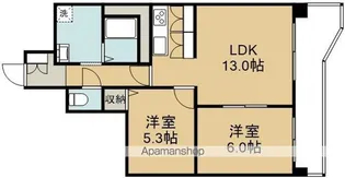リアライズ函館宝来町【403号室】の間取り