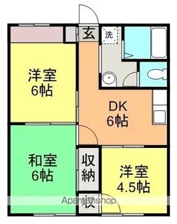 八代リバーサイドマンション【402号室】の間取り