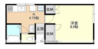 K.Jハイツ【202号室】の間取り