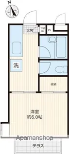 メゾンなるしま【1階】の間取り