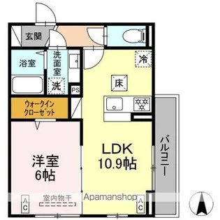 D PAINA 殿町【1階】の間取り