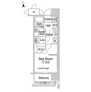 コンフォリア木場親水公園【8階】の間取り