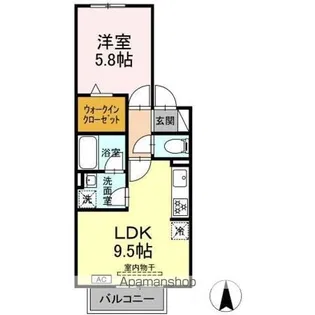 クワドラ【1階】の間取り