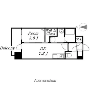 愛知県名古屋市中村区日吉町【マンション】の間取り