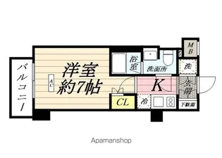 神奈川県横浜市鶴見区生麦5丁目【マンション】の間取り