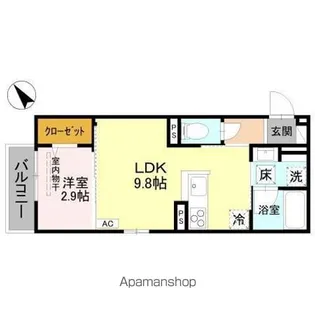 DーTORISIA【1階】の間取り