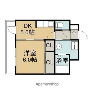 サンビューハイツ【2階】の間取り