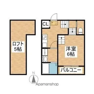 RESIDENCE R名古屋【1階】の間取り