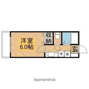 ルネッサンスダイチ【202号室】の間取り