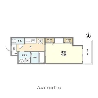 エルメディオ千種【10階】の間取り