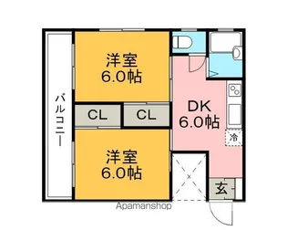 第2石橋ビル【301号室】の間取り