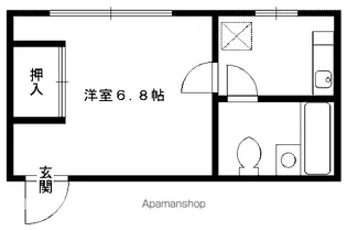 別当町東【302号室】の間取り