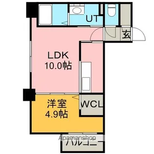 SーFORT北大前【605号室】の間取り