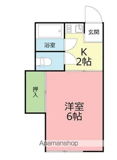 コーポラスサカグチ【1階】の間取り