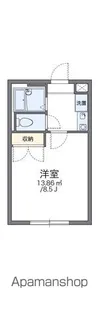 レオパレスSOUTHERNCROSS【103号室】の間取り