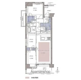 ディームス横濱青木町【9階】の間取り