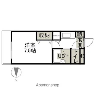 朝日プラザ五橋東【212号室】の間取り