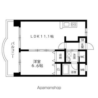 ディアフォルテⅠ【304号室】の間取り