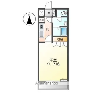 ブライトA【2階】の間取り
